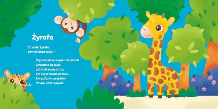 Wesołe zoo. Książka z puzzlami