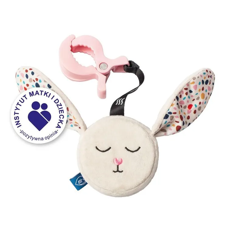 Whisbear - Szumiący Miś, zawieszka z mechanizmem szumiącym, biała