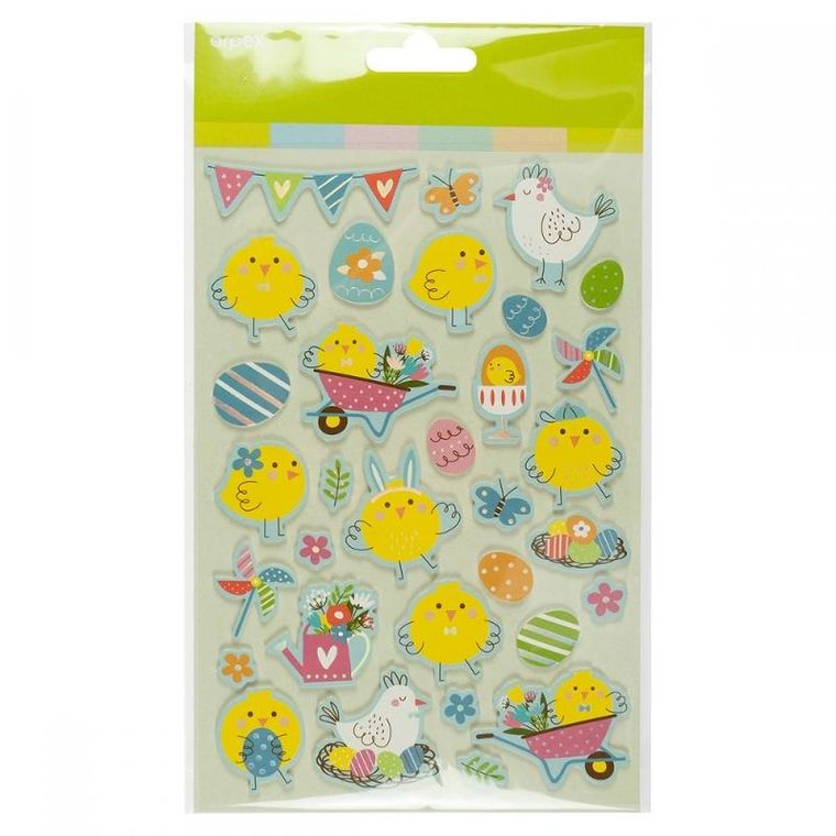 Wielkanocne naklejki, piankowe