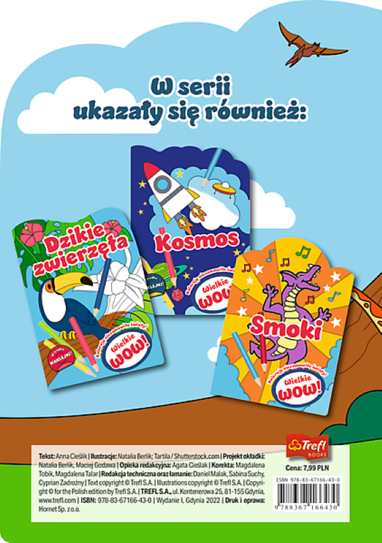 Wielkie wow! Koloruję niesamowite światy. Dinozaury