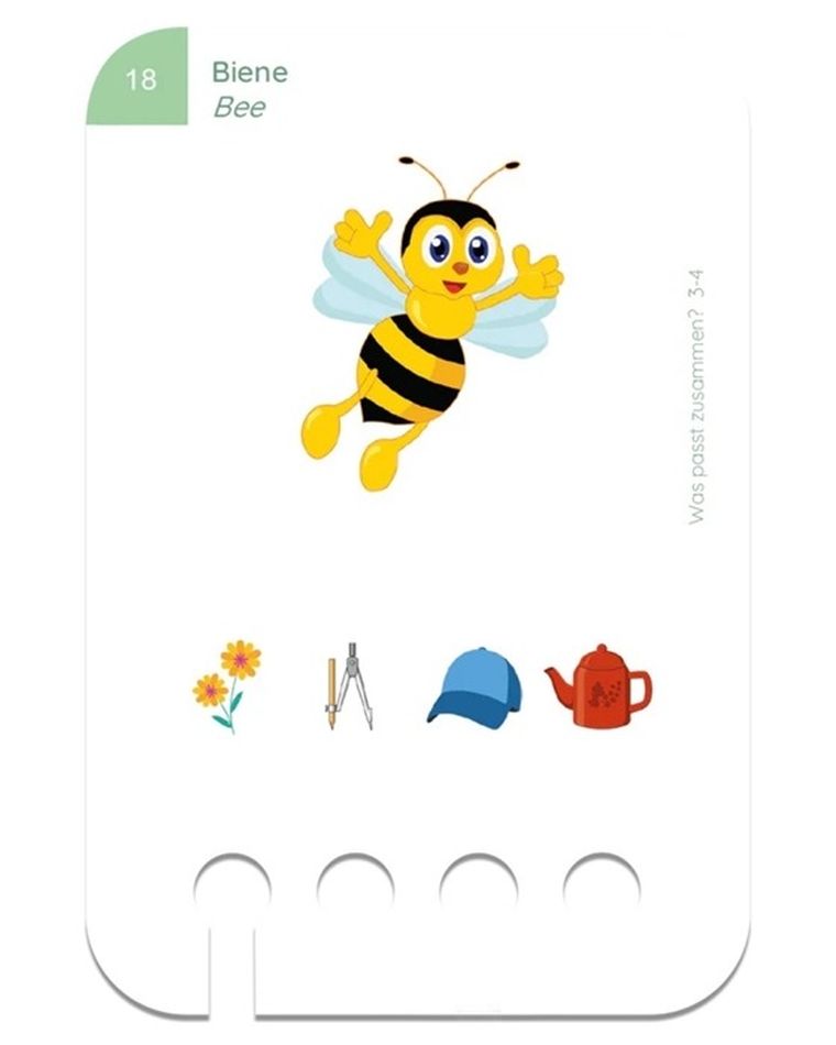 WiemTo, Co Pasuje do Obrazka, karty edukacyjne, 3-4 latka