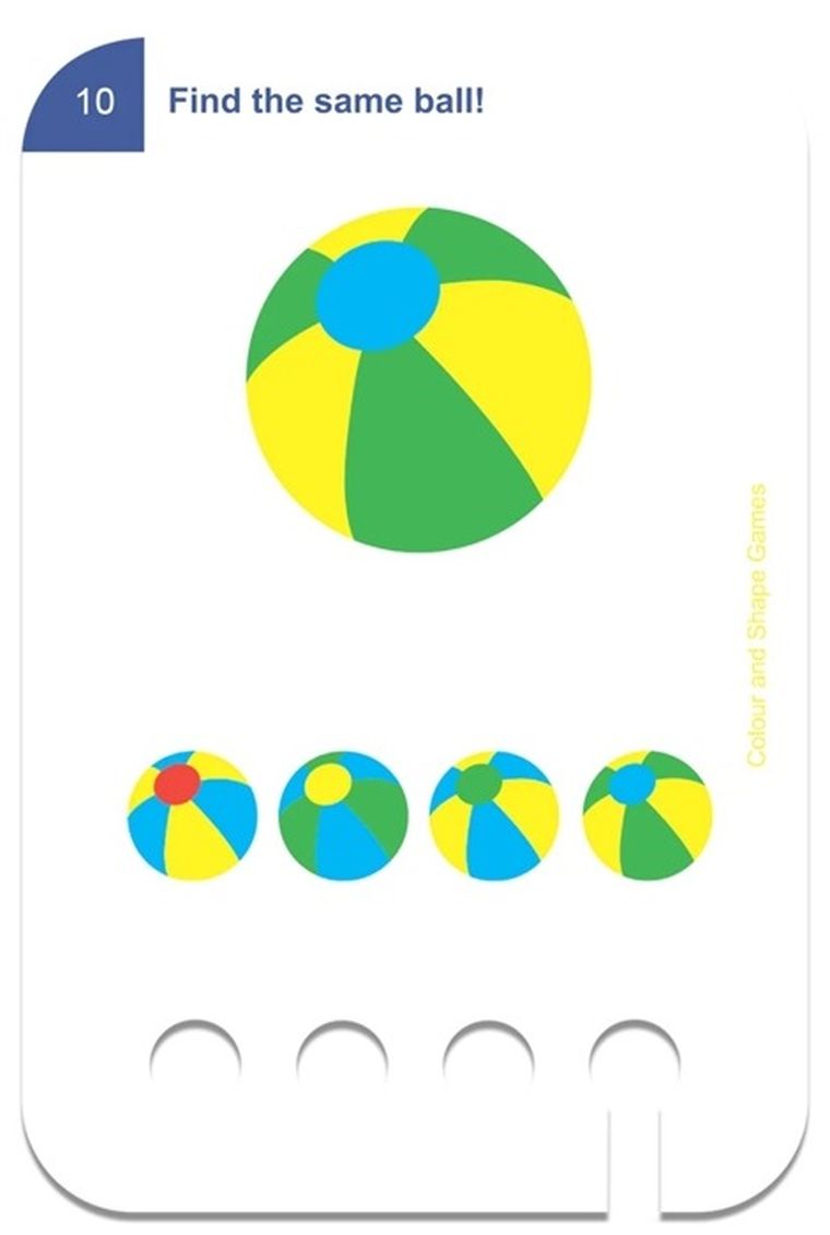 WiemTo, Kolory i Kształty, karty edukacyjne, 3+