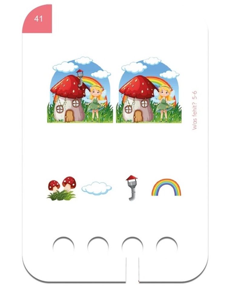 WiemTo, Znajdź Różnicę, karty edukacyjne, 5-6 lat