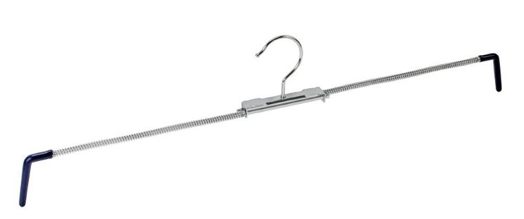 Wieszak do spodni, srebrny, 2 szt.