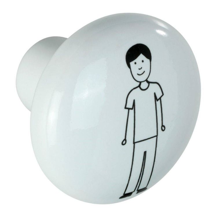 Wieszak łazienkowy arles man, 6 cm