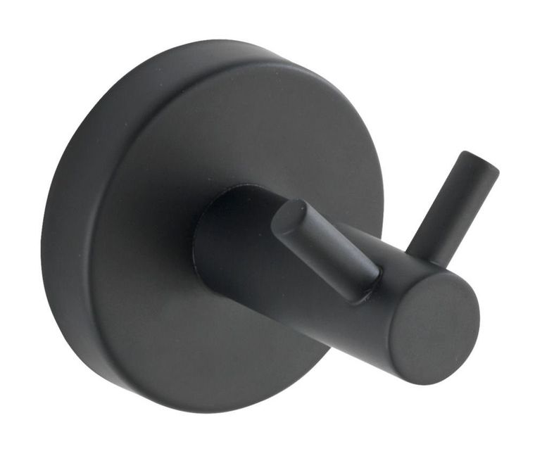 Wieszak na ręczniki, Bosio, czarny