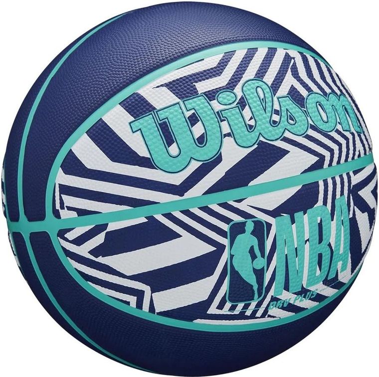 Wilson, NBA DRV Plus Dazzle Camo, piłka do koszykówki, indigo, rozmiar 5