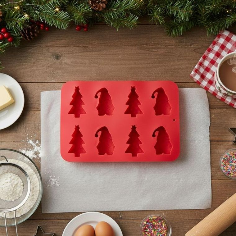 Winteria, forma do pieczenia, świąteczne kształty, silikonowa