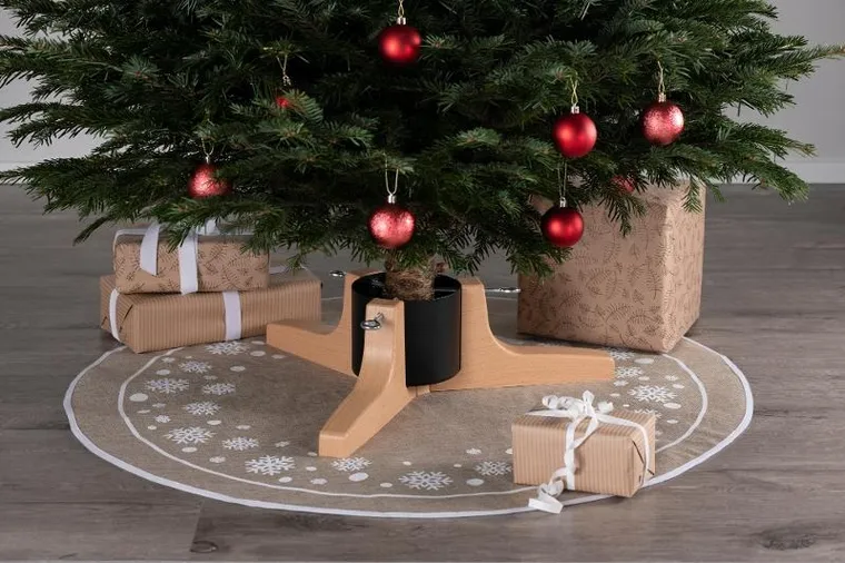 Winteria, stojak choinkowy, imitacja drewna, 62 cm, 2,2 l