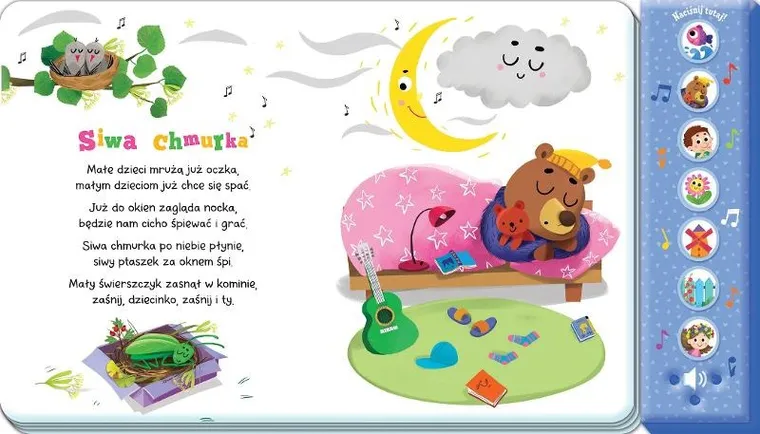 Wlazł kotek na płotek. Piosenki dla maluszka. Słuchaj i śpiewaj