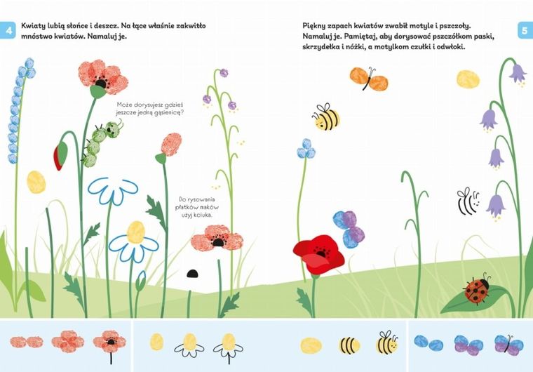 Wokół mnie. Paluszkowe malowanie