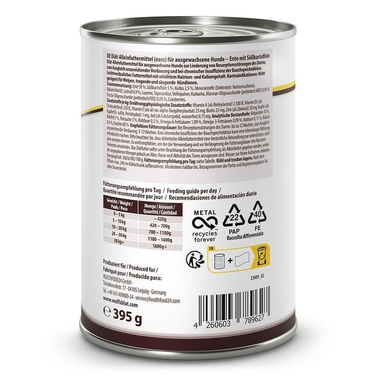 Wolfsblut, Vetline, Gastrointestinal, sucha karma dla psa, 395g