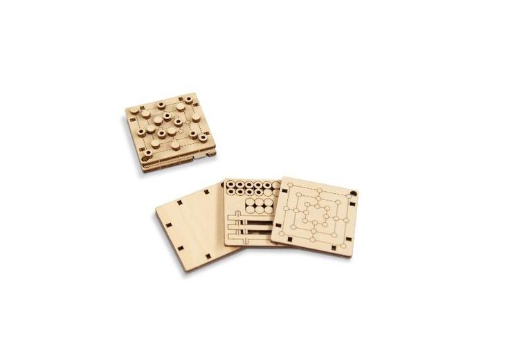 Wooden.City, Młynek z drewna, gra drewniane puzzle 3D