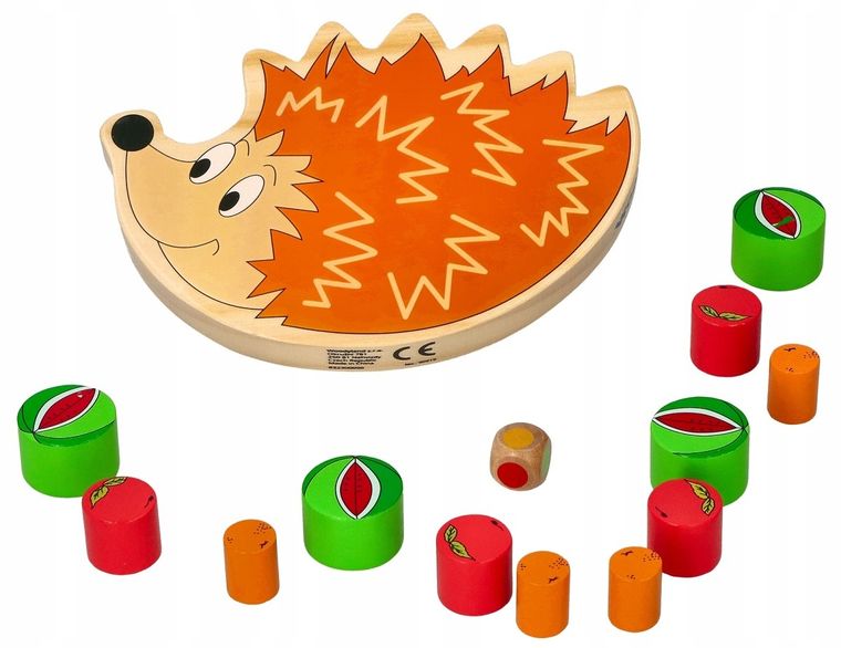 Woody, balansujący jeż, układanka zręcznościowa