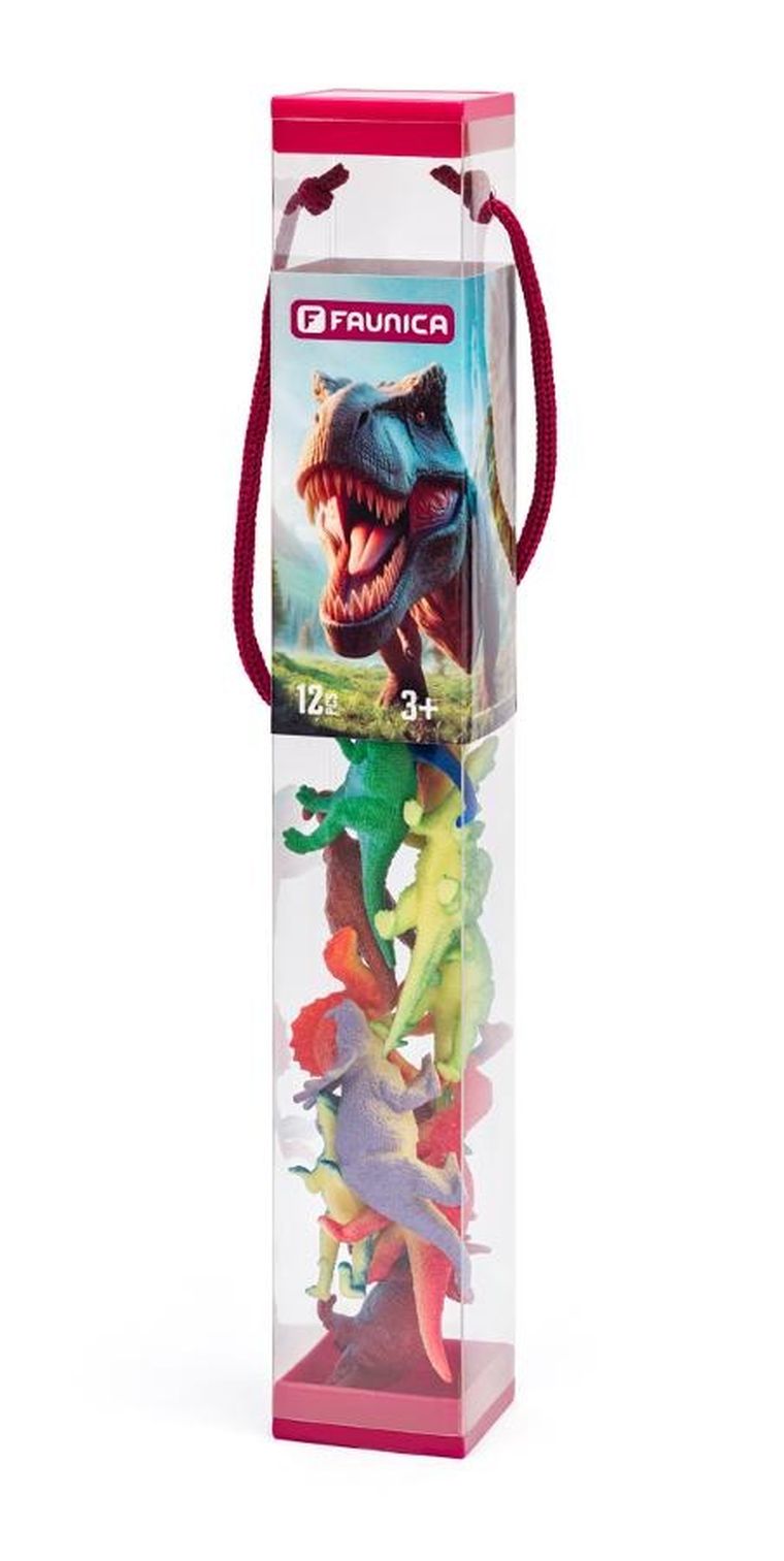 Woodyland, dinozaury, zestaw figurek, 12 szt.