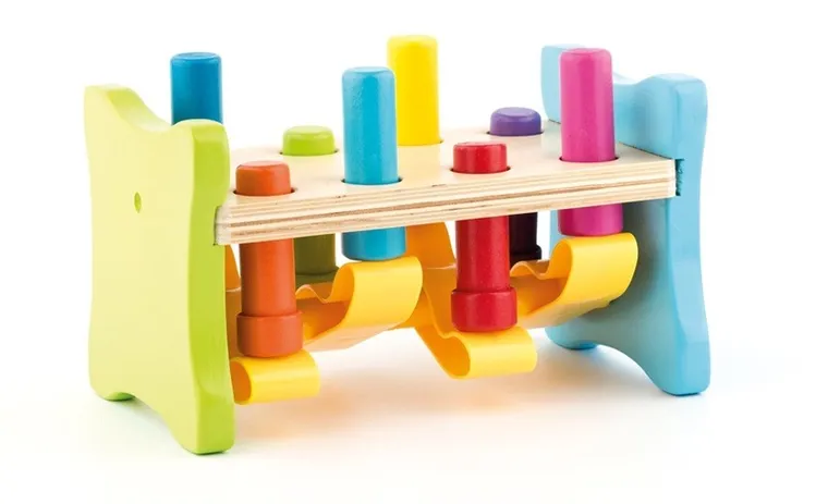 Woodyland, drewniana wbijanka przebijanka, 23-18-14 cm