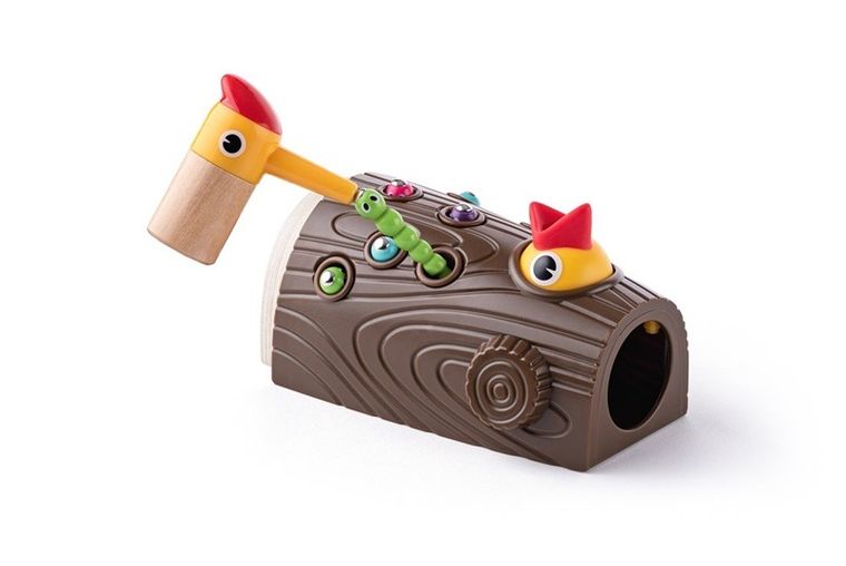 Woodyland, Dzięcioł, złap robaczka, gra zręcznościowa
