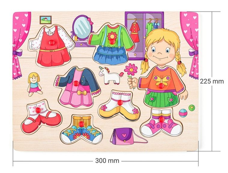 Woodyland, Karolina, drewniana ubieranka