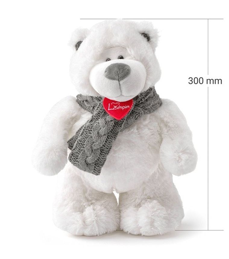 Woodyland, Miś Icy z szalikiem, maskotka, 35 cm