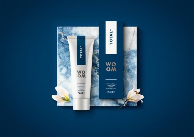 WOOM, Total+, pasta do kompleksowej pielęgnacji zębów, 75 ml