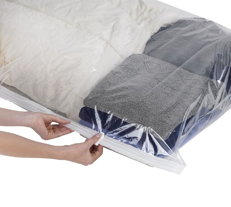 Worek próżniowy na pościel, ubrania, 135-90 cm