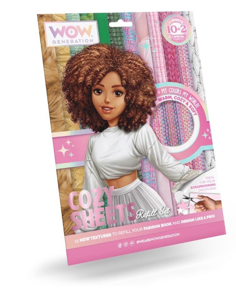 WOW Generation, Fashion Book, zestaw uzupełniający, 12 elementów, 1 szt.