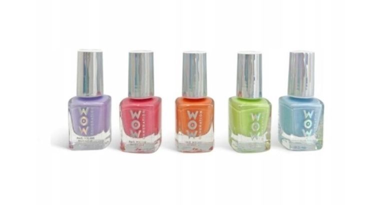 WOW Generation, zestaw pastelowych lakierów do paznokci, 5 szt.