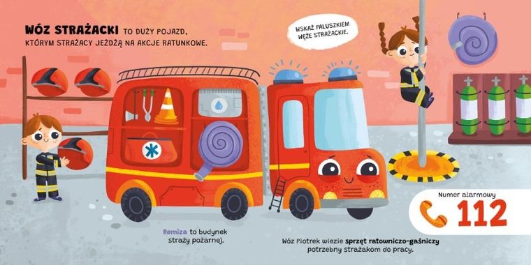Wóz strażacki. Maszyny i pojazdy