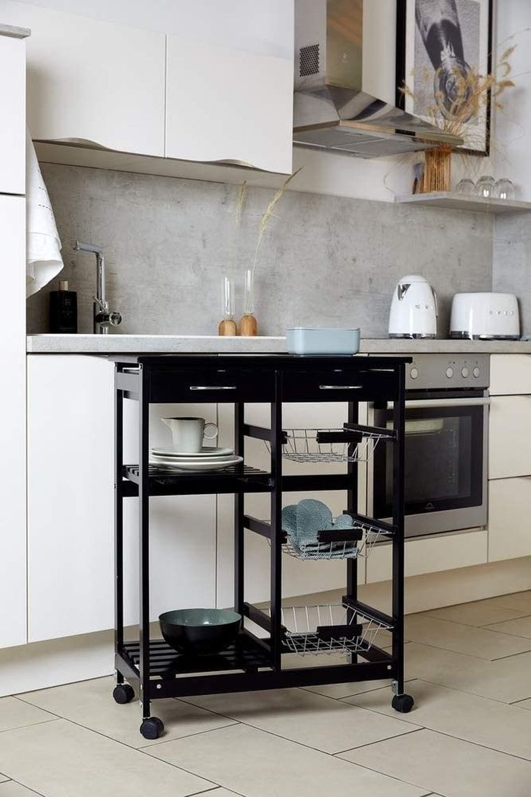 Wózek kuchenny bon appetit, wielofunkcyjny