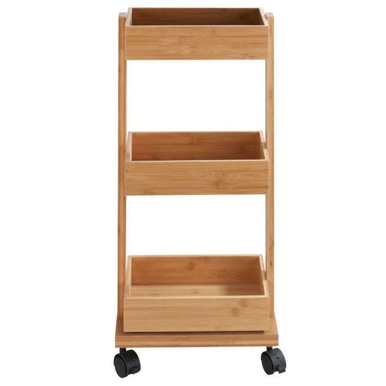 Wózek łazienkowy na przybory tortona, 3 poziomy