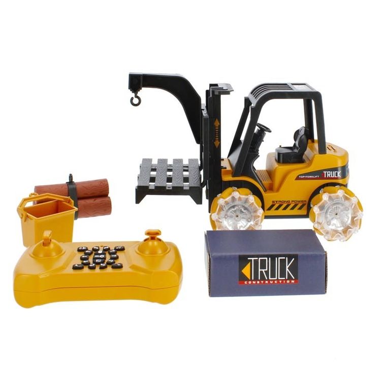 Wózek widłowy na radio, zestaw z akcesoriami