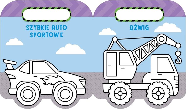 Wrum, wrum! Pojazdy. Kolorowanka z naklejkami
