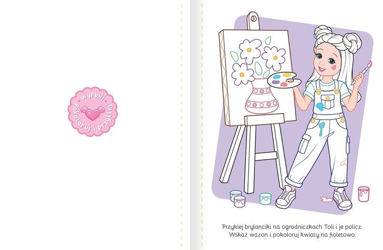 Wspaniałe modelki. Aktywizująca książeczka dla dziewczynek. 1000 brylancików