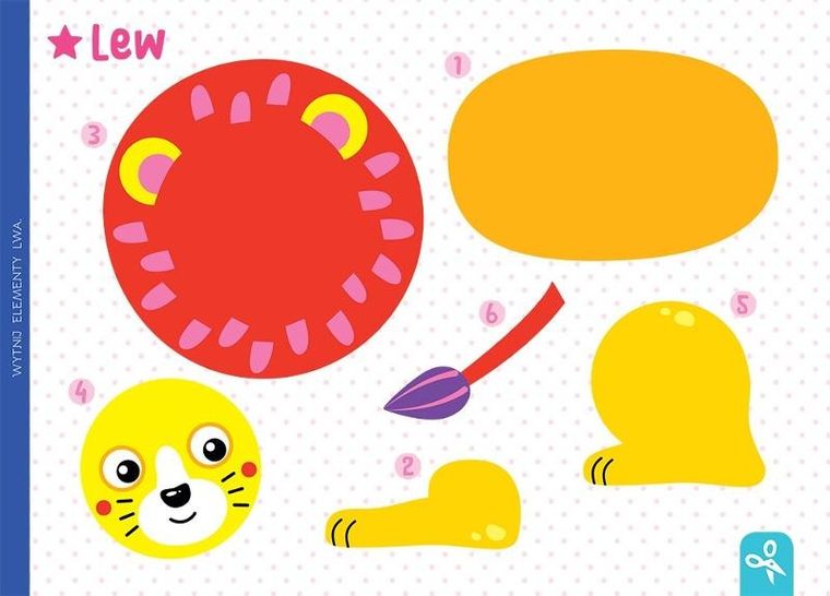 Wycinam, naklejam, rysuję. Małe zoo. Wycinanki edu