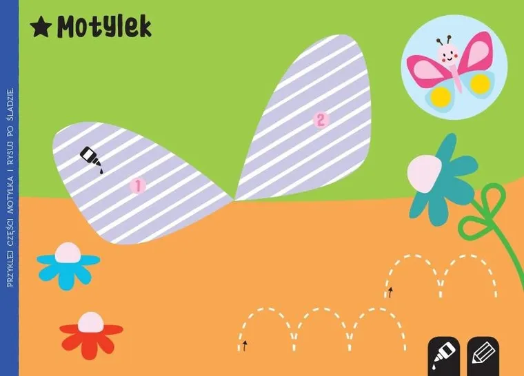 Wycinam, naklejam, rysuję. Zwierzęta. Wycinanki edukacyjne