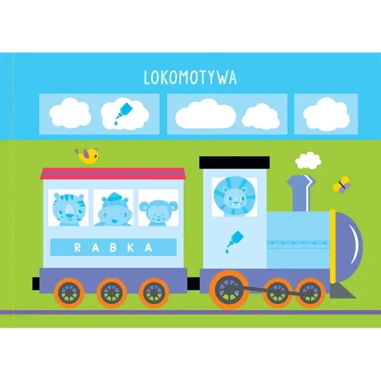 Wycinanki z nożyczkami. Krokodylek ciach, ciach!