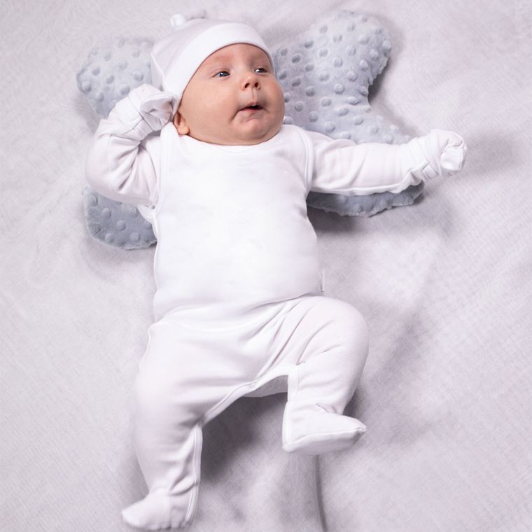 Wyprawka niemowlęca, biała, 5 elementów, Nicol