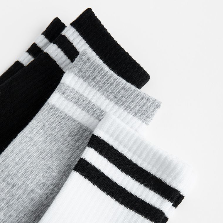 Wysokie skarpetki unisex 3-pack NOWEAR