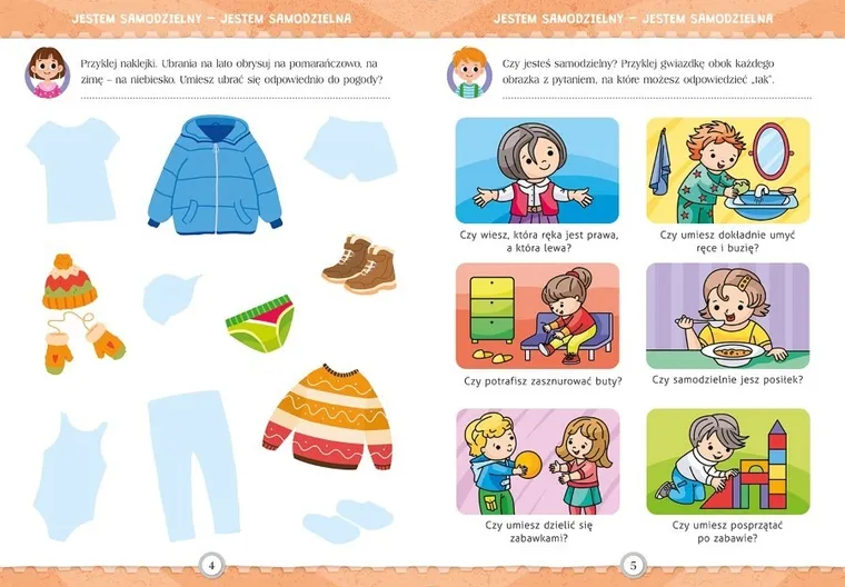 Wzorowy przedszkolak. Uczę się i rozwiązuję!