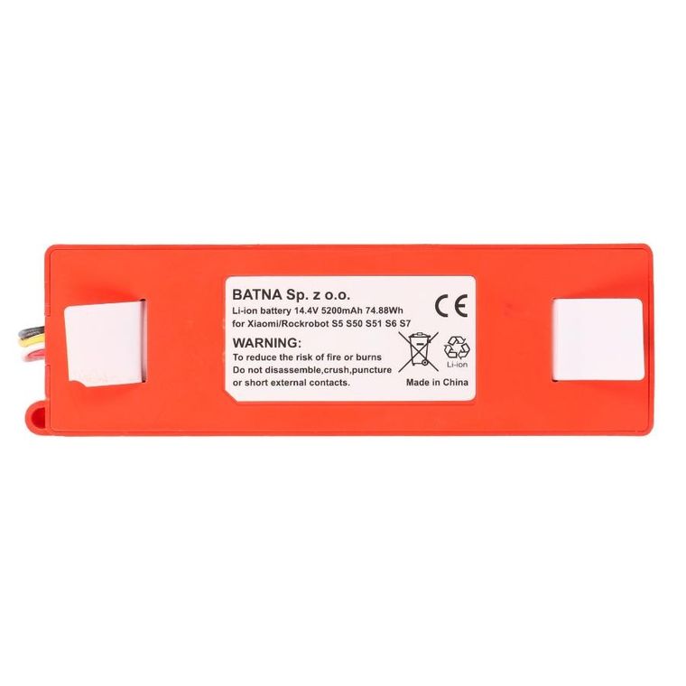 Xiaomi, bateria, akumulator do odkurzacza, Mi Robot, Rockrobot s50 s55 14.4v 5200mAh