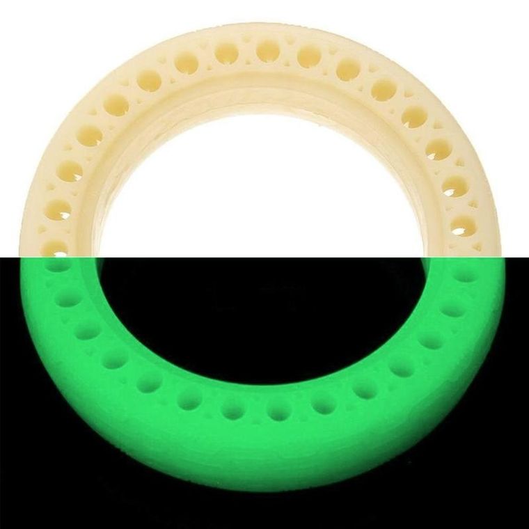 Xiaomi, M365, opona bezdętkowa, pełna, fluorescencyjna, zielona