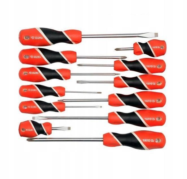 Yato, komplet wkrętaków, s2 58 hrc, 25967, 12 szt.