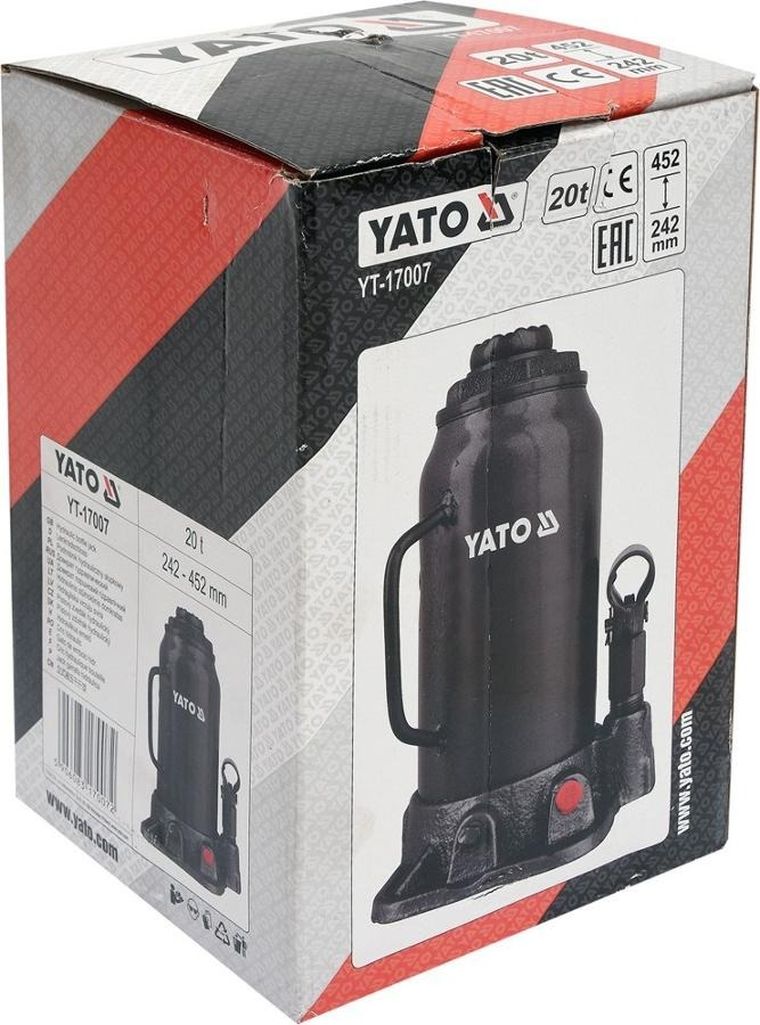 Yato, podnośnik hydrauliczny, słupkowy, 20T, YT-17007