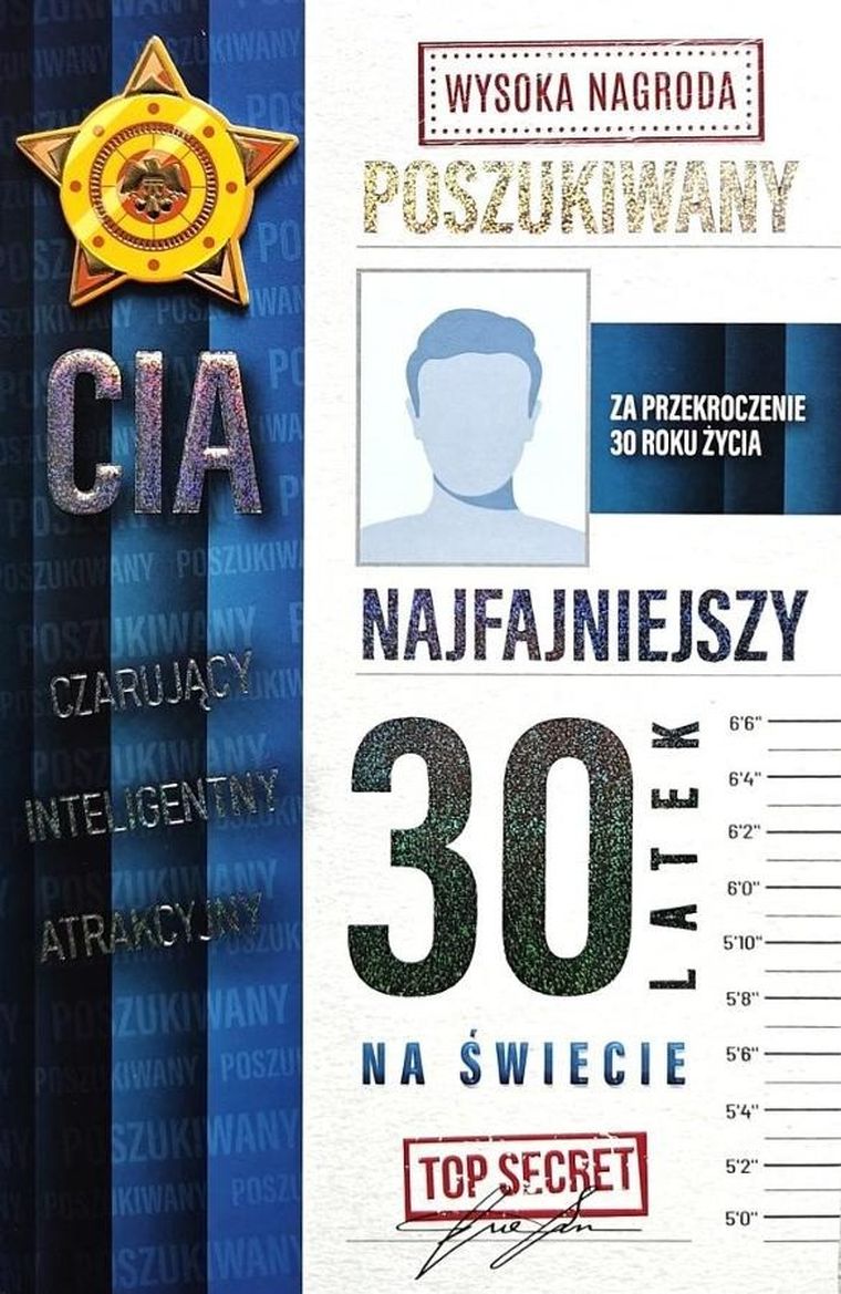 YEKU, karnet, Urodziny 30 męskie poszukiwany