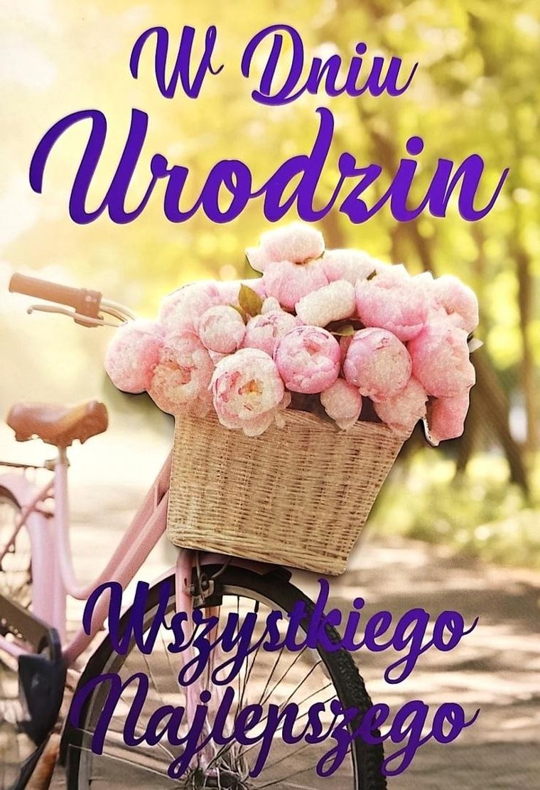 YEKU, karnet, Urodziny damskie rower