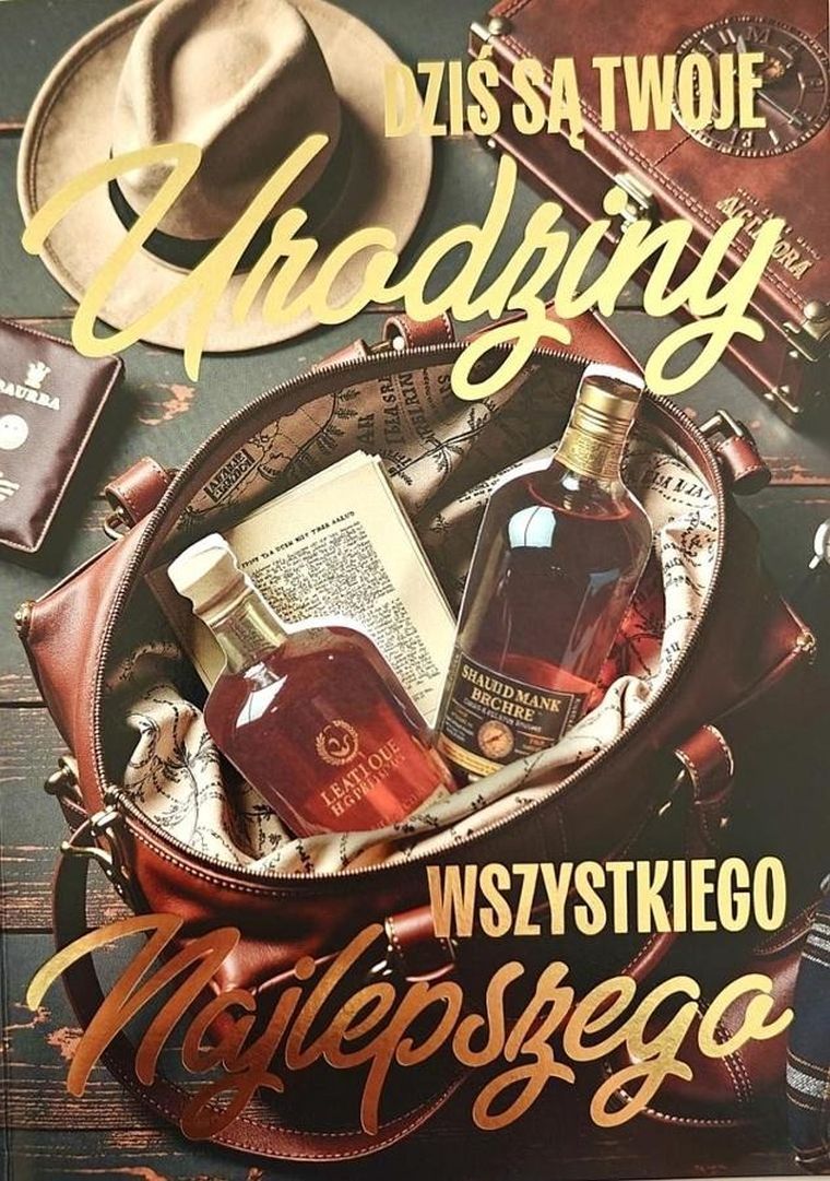 YEKU, karnet, Urodziny męskie whisky