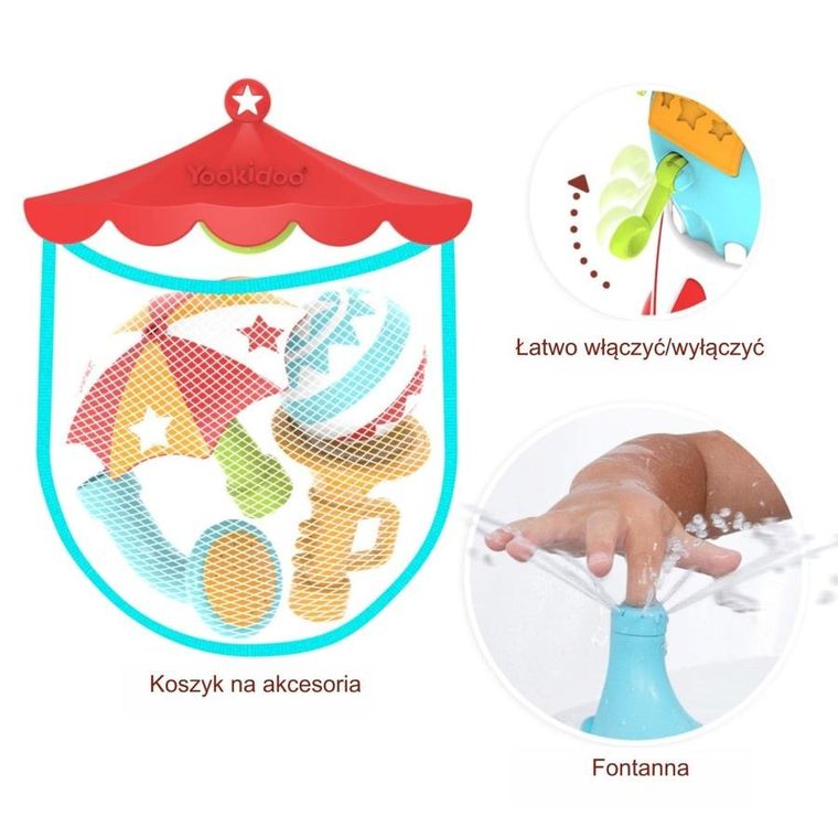 Yookidoo, Pokaz słonia, zabawka do kąpieli