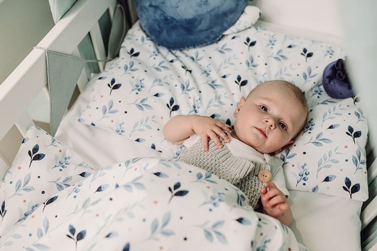 Yoonco, Berry, 2-częściowy komplet pościeli bawełnianej, 135-100 cm