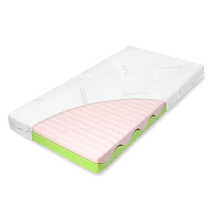 Yoonco, Wave, materac do łóżeczka dziecięcego, 120-60 cm