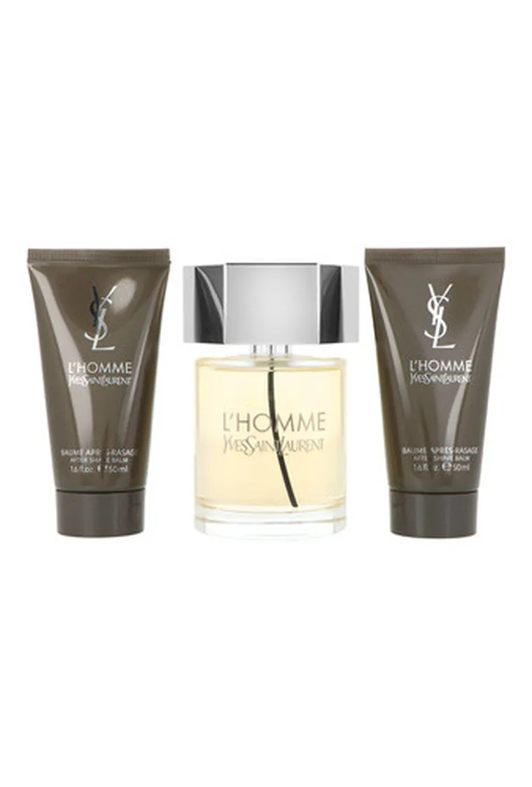 Yves Saint Laurent, L`Homme, zestaw: woda toaletowa, 100 ml + balsam po goleniu, 2-50 ml